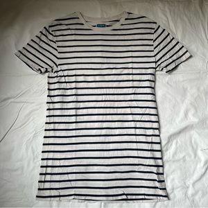 J Crew T shirt striped cotton tee in size XS